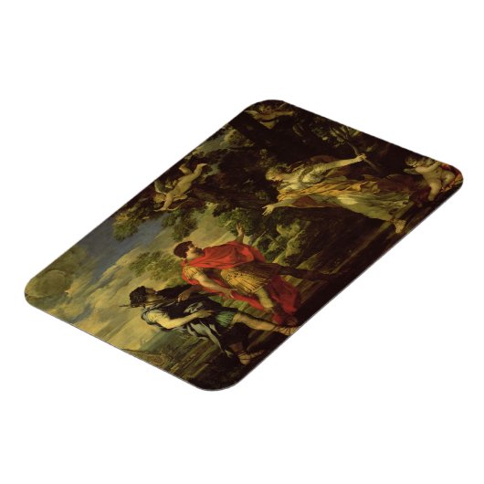 金星が狩人としてアエネースに現れる， c.1635 (o マグネット (左側)