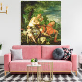 金星とアドニス, 1580 キャンバスプリント (インサイチュ (リビング))