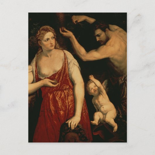 金星と火星, 1550s ポストカード (正面)