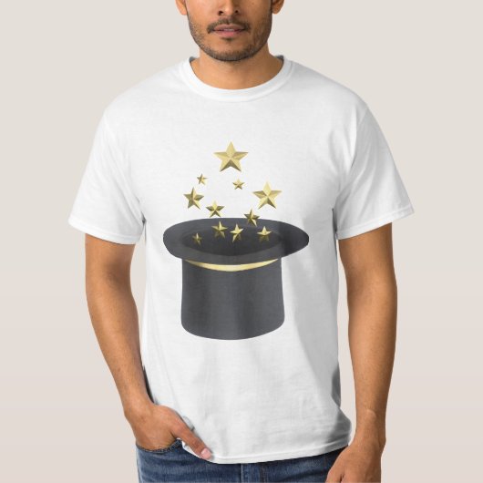 金星と魔法使いトップハット Tシャツ (正面)