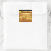 金星のサパスの3Dパースビュー スクエアシール (バッグ)