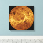 金星のサーフェスのグローバルビュー キャンバスプリント (インサイチュ (ウッドフロア))