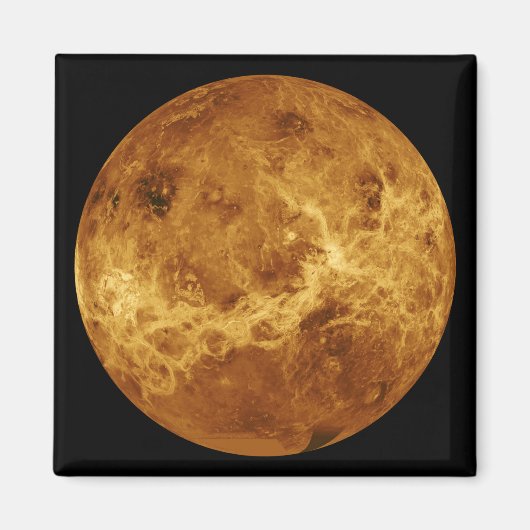 金星のサーフェスのグローバルビュー マグネット (正面)