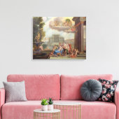 金星のトイレ18世紀 キャンバスプリント (インサイチュ (リビング))