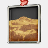 金星のマートモンスの3Dパースビュー メタルオーナメント (左)