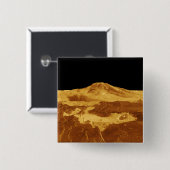 金星のマートモンスの3Dパースビュー 缶バッジ (正面&裏面)