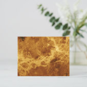 金星の惑星写真 ポストカード (スタンド正面)