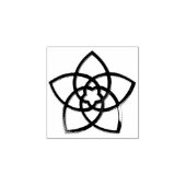 金星の愛の花 – 銀+あなたのアイディア ラバースタンプ (インプリント)