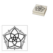 金星の愛の花 – Lotus 1 ラバースタンプ (押印)