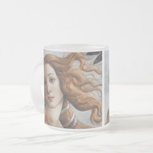 金星の接頭誕生 フロストグラスマグカップ (正面左)