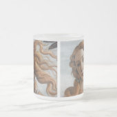 金星の接頭誕生 フロストグラスマグカップ (中央)