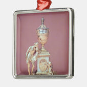 金星の時計場合、大理石およびormolu メタルオーナメント (左)