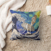 金星の波での誕生素晴らし クッション (ブランケット)