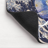 金星の波での誕生素晴らし マウスパッド (コーナー)