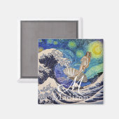 金星の波での誕生素晴らし マグネット (正面/裏面)