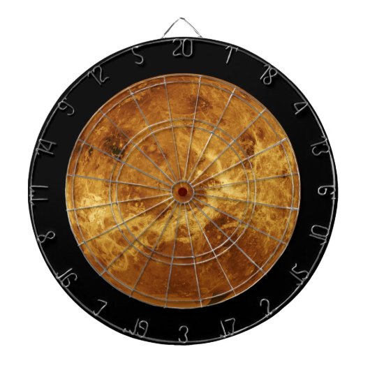 金星の表面 ダーツボード (正面)