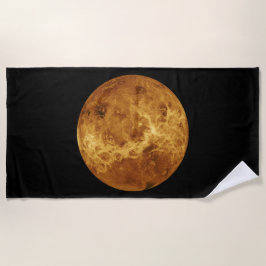 金星の表面 ビーチタオル