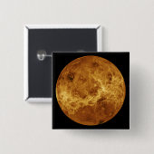 金星の表面 缶バッジ (正面&裏面)