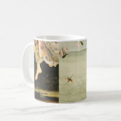 金星の誕生の絵を描詳細 コーヒーマグカップ (正面左)