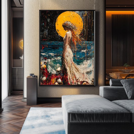 金星の誕生を表現する – 再はっきりした想像 ポスター