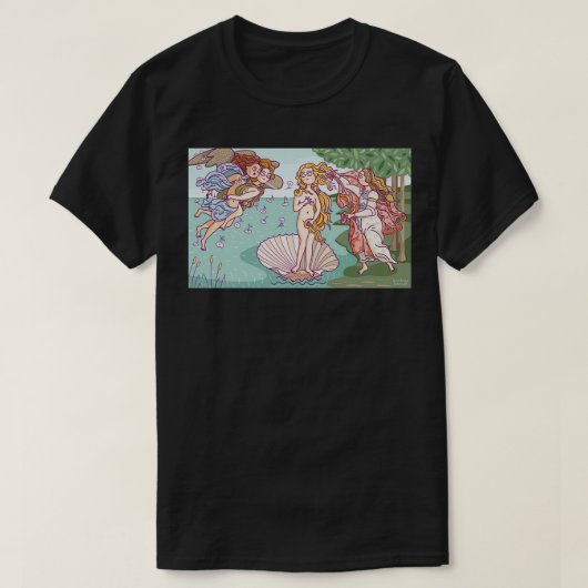 金星の誕生14 Tシャツ (デザイン正面)