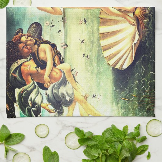 金星の誕生 キッチンタオル (折り畳み)