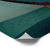 金星の誕生 – キュービズムのミニマリスト ポスター (角)