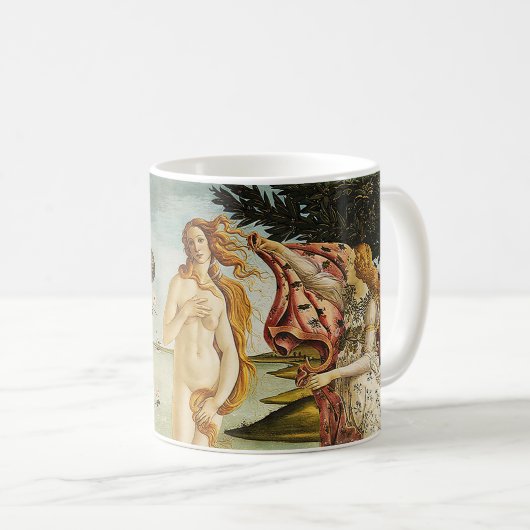 金星の誕生 コーヒーマグカップ (正面右)