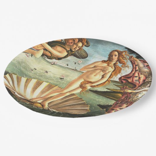 金星の誕生 ペーパープレート (アングル)