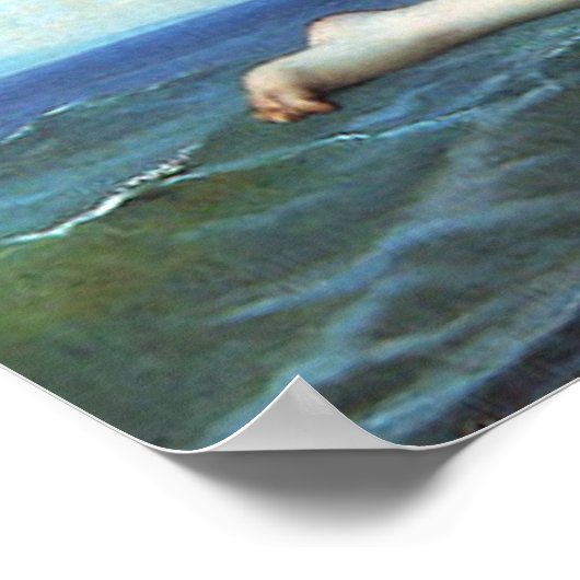 金星の誕生 ポスター (角)