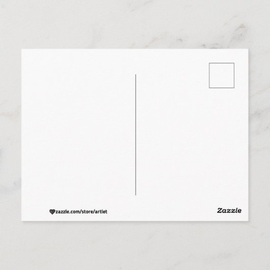 金星の誕生 ポストカード (裏面)