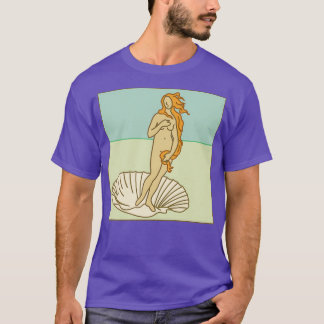 金星の誕生 ミニマル Tシャツ