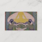 金星の誕生(紙のインクおよびW/c) (133を見て下さい 名刺 (裏面)