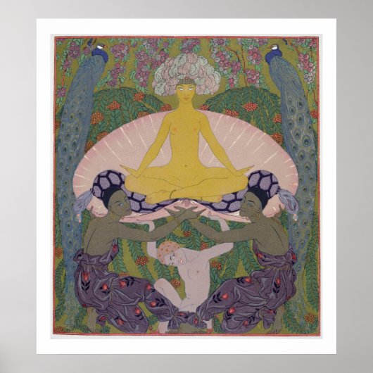 金星の誕生(紙上のインクとW/c)(133参照) ポスター (正面)