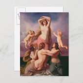 金星の誕生, 1846 ポストカード (正面/裏面)