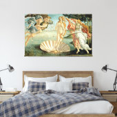 金星の誕生c.1485 (キャンバス上の温度) キャンバスプリント (インサイチュ (寝室))