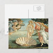 金星の誕生c.1485 （キャンバス上の温度） ポストカード (正面/裏面)