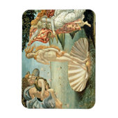 金星の誕生c.1485 (キャンバス上の温度) マグネット (縦)