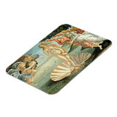 金星の誕生c.1485 (キャンバス上の温度) マグネット (左側)