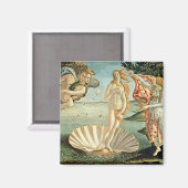 金星の誕生c.1485 （キャンバス上の温度） マグネット (正面/裏面)