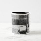 金星の運輸 ツートーンマグカップ (中央)