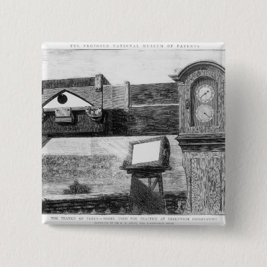 金星の運輸 缶バッジ (正面)