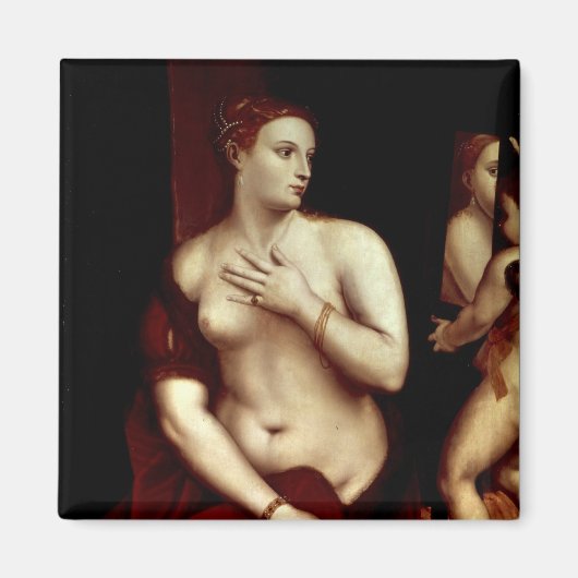 金星の鏡 マグネット (正面)