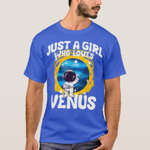 金星を愛する女の子 Tシャツ
