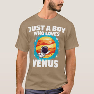 金星を愛する少年 Tシャツ