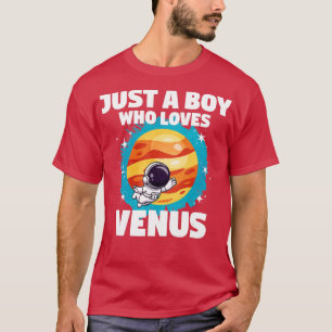 金星を愛する少年 Tシャツ