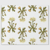 金星フライトラップフローラ花 ラッピングペーパー (フラット)