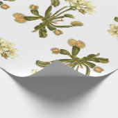 金星フライトラップフローラ花 ラッピングペーパー (角)