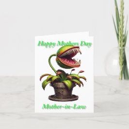 金星フライトラップマザーズ・デイ サンキューカード