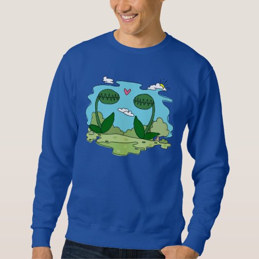 金星フライトラップ愛 スウェットシャツ (正面)